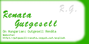 renata gutgesell business card